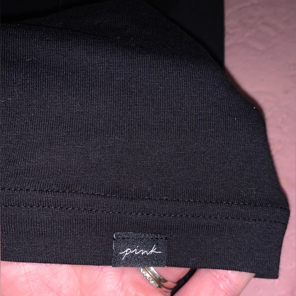 Victoria’s Secret PINK SET Teal Ice Heritage Sweatpants & Tropical Campus Tee - Picture 16 of 16